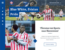 Tablet Screenshot of frisianpride.nl